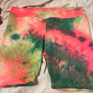 Bermuda shorts hot pink and green shorts